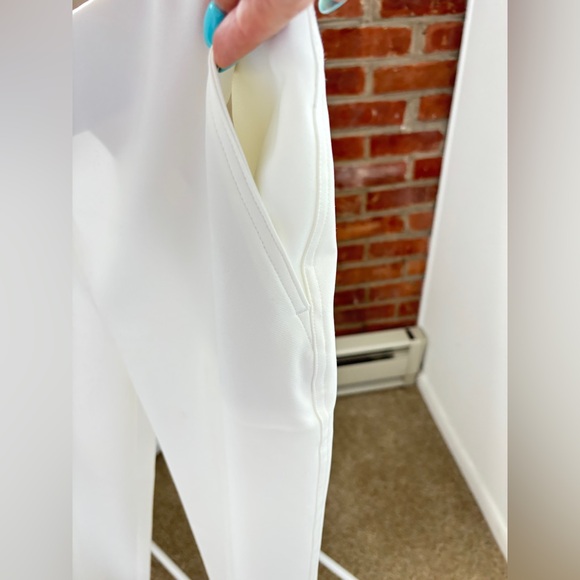 White Tailored Pants - Picture 9 of 11